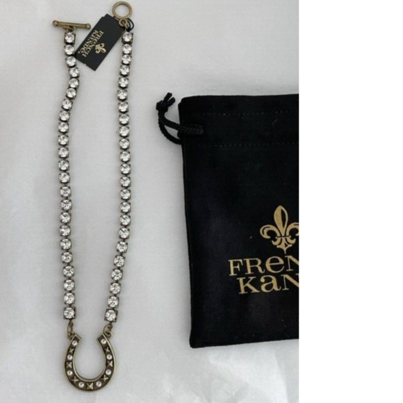 French Kande Cinq Austrian Crystal Gold Ring